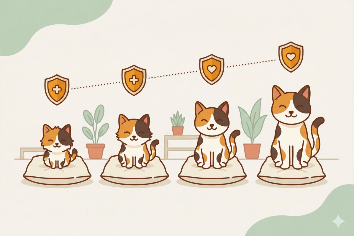 幼貓疫苗時程：6 週到 6 個月